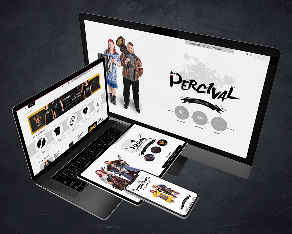 Strona internetowa Percival
